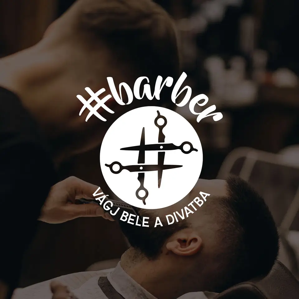 Hashtag Barber Vagj Bele